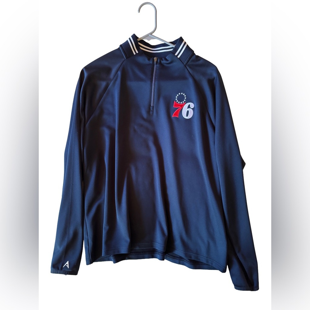 Antigua Philadelphia 76ers Women’s Navy Milo Quarter Zip